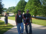 Doug & Lee presenting the wreath in Blairsville, GA