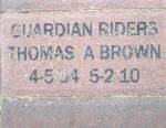 Guardian Rider member Thomas Brown Westville Memorial 2011